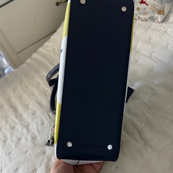 Kate Spade White Satchel with Bold Floral Accents - Picture 5 of 6